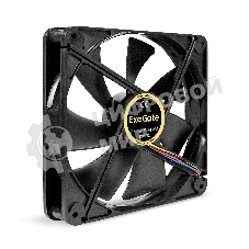 Вентилятор для корпуса ExeGate EX14025S4P-PWM черный, 140 мм, 1200 об/мин, 24 дБ, 4 pin