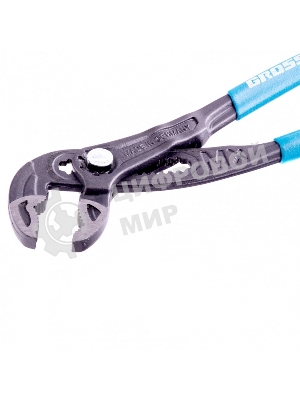 Клещи переставные Gross кнопочный механизм, обливные рукоятки, 300 мм