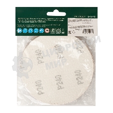 Круг абразивный Сибртех на ворсовой подложке под 