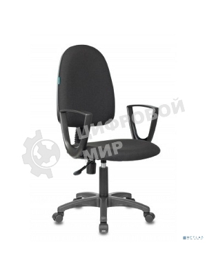 Кресло Бюрократ CH-1300N/3C11 черный, экокожа, 120 кг, механизм качания