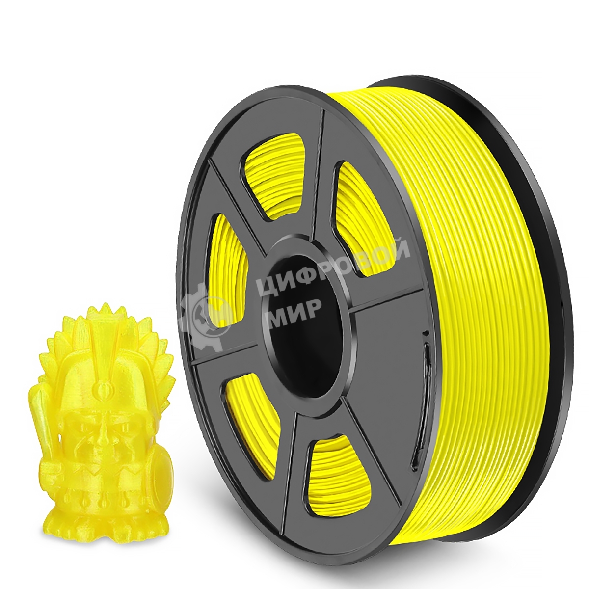 Филамент NVPrint PETG Yellow для 3D печати диаметр 1.75мм длина 330 метров масса 1 кг