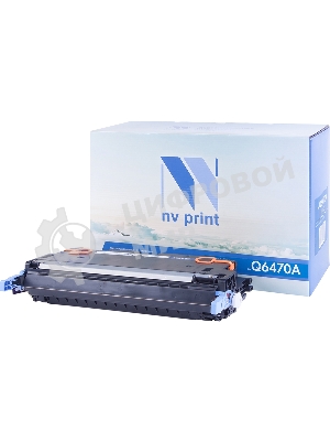 Картридж лазерный NVPrint совместимый NV-Q6470A Black для HP Color LaserJet 3505X/3505N/3505/3505DN/3800N/3800DTN/3800DN/3600/3600N/3600DN/3800 (6000k)