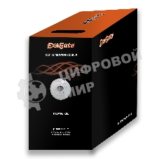 Кабель Exegate EX138965RUS UTP 4 пары кат.5e Exegate CCA Light, 305м pullbox, серый