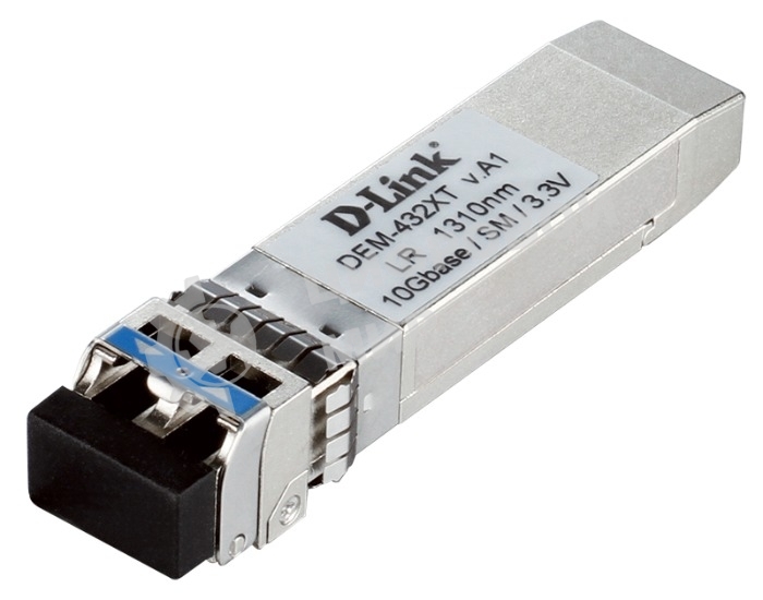 Трансивер D-Link 432XT/B1A SFP+ с 1 портом 10GBase-LR с поддержкой DDM для одномодового оптического кабеля (до 10 км)