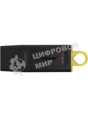 Флешка USB Kingston DataTraveler Exodia (DTX/128GB), 128Gb, USB 3.2 Gen 1, R/W 200/60, черный/желтый