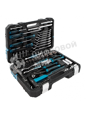 Набор инструментов Gross 76 предметов, 120 зубьев, CrV1/4, 1/2