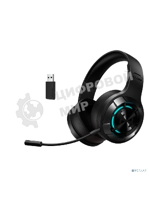 Гарнитура Edifier G30S чёрный, беспроводная, Bluetooth / USB, до 13.5 ч, подсветка