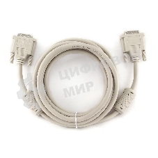 Кабель DVI-D dual link Gembird, 3.0м, 25M/25M, экран, феррит.кольца, пакет