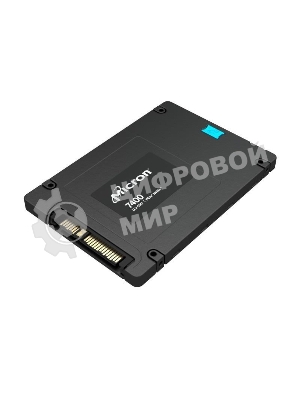 Накопитель SSD Micron 7400 PRO, 1920Gb, SSD, U.3, NVMe, PCIe 4.0 x4, 3D TLC, R/W 6500/2200MB/s, IOPs 430 000/95 000, 3500TBW, DWPD 1 (5 лет)