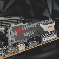 Оперативная память Patriot Viper Venom, DDR5, 64GB (2x32GB), 6400MHz, CL32, DIMM, с радиатором, черный