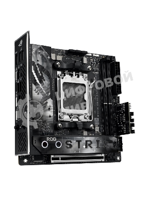 Материнская плата ASUS ROG STRIX X870-I GAMING WIFI, AM5, AMD X870, 2xDDR5, 2xSATA, 2xM.2, 1xPCI-E 5.0 x16, 1xHDMI, 2xUSB-C USB4, 1xUSB-C 10Gbps, 4xUSB-A 10Gbps, 1x 2.5Gb LAN, 2x3.5 мм, Mini-ITX