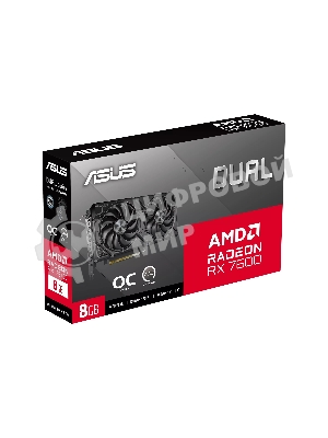 Видеокарта Asus AMD Radeon RX 7600 8Gb PCI-E DUAL-RX7600-O8G-EVO 128bit GDDR6 2280/18000 HDMIx1 DPx3 HDCP Ret