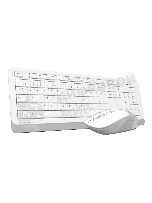 Комплект клавиатура+мышь A4Tech FStyler FG1010 беспроводной, USB, 2000 DPI, белый/серый