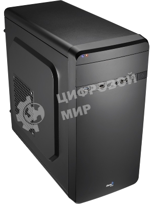 Компьютерный корпус Aerocool/Formula Qs-180 черный без БП mATX 1x80мм 2xUSB 2.0 1xUSB 3.0 audio