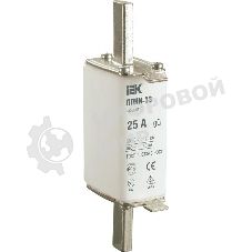 Вставка плавкая ППНИ-33 25А габарит 0 IEK DPP20-025