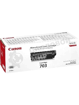 Картридж лазерный Canon 703 (7616A005) черный (2000 стр.) для Canon LBP-2900/3000