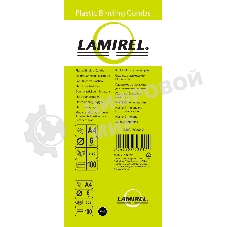 Пружины для переплета пластиковые Lamirel LA-7866702 6мм черный 100 шт