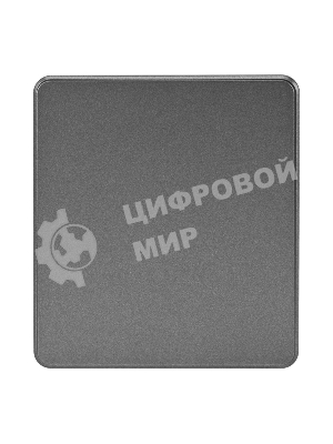 Заглушка Kranz ROUND декоративная с суппортом титан