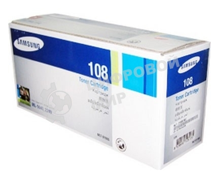 Картридж лазерный Samsung MLT-D108S черный для Samsung ML-1640/1641/2240/2241 (1500 стр.)