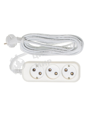 Сетевой удлинитель Buro BU-PSL3.5/W 5 м (3 розетки) белый (пакет ПЭ)
