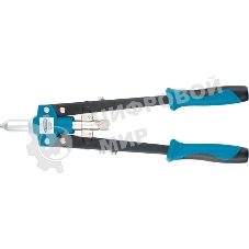 Заклепочник Gross 40407 двуручный 420 мм двухкомпонентные рукоятки для заклепок 2.4-3.2-4.0-4.8