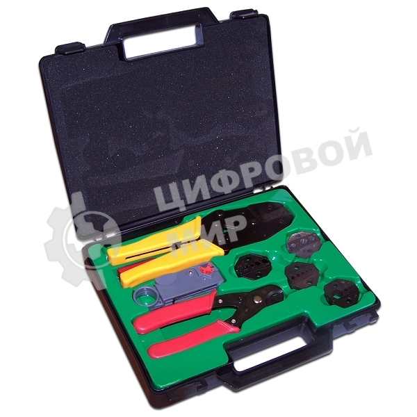 Набор инструментов для работы с коаксиальным кабелем