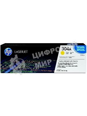 Картридж лазерный HP CC532A желтый для LJ CP2025/CM2320 2800стр.