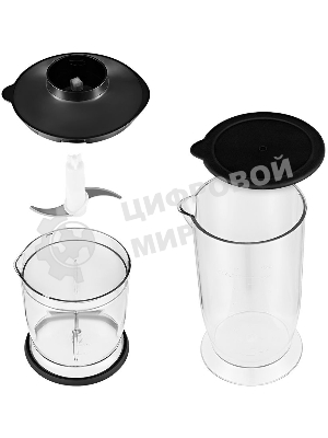 Блендер погружной Kitfort КТ-3041-3 350Вт черный/бирюзовый