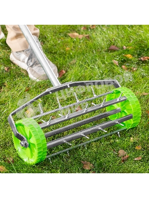 Аэратор газонный Palisad 440х1400 мм, стальной черенок