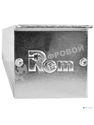 Блок розеток Rem-10 с выкл., 8 Sсhuko, 10 A, алюм., 19