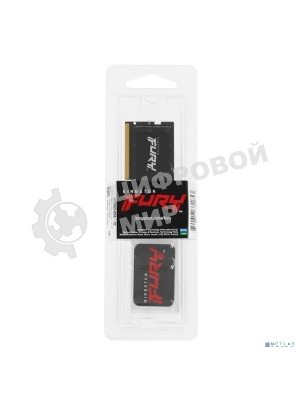 Оперативная память Kingston Fury Impact, DDR5, 32GB (1x32GB), 5600MHz, CL40, SO-DIMM