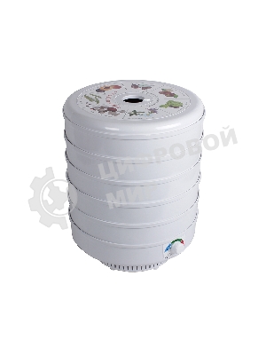 Сушилка для овощей и фруктов Великие реки Ветерок-5, 5 поддонов, цветная упаковка