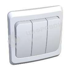 Выключатель 3-кл. СП Этюд 10А IP20 белый SchE BC10-003B