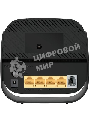 Роутер беспроводной D-Link DSL-2640U/R1A ADSL2+ черный ANNEX А