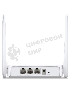 Роутер Mercusys 300Mbps Multi-Mode Wireless N Router, 2× Fixed External Antennas, 2× 10/100 Mbps LAN Ports, 1× 10/100 Mbps WAN Port, FEATURE: Access Point Mode, WPS/Reset Button, IPTV, IPv6, Beamforming, MU-MIMO, Parental Controls, Guest Network