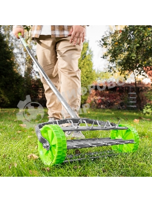 Аэратор газонный Palisad 440х1400 мм, стальной черенок
