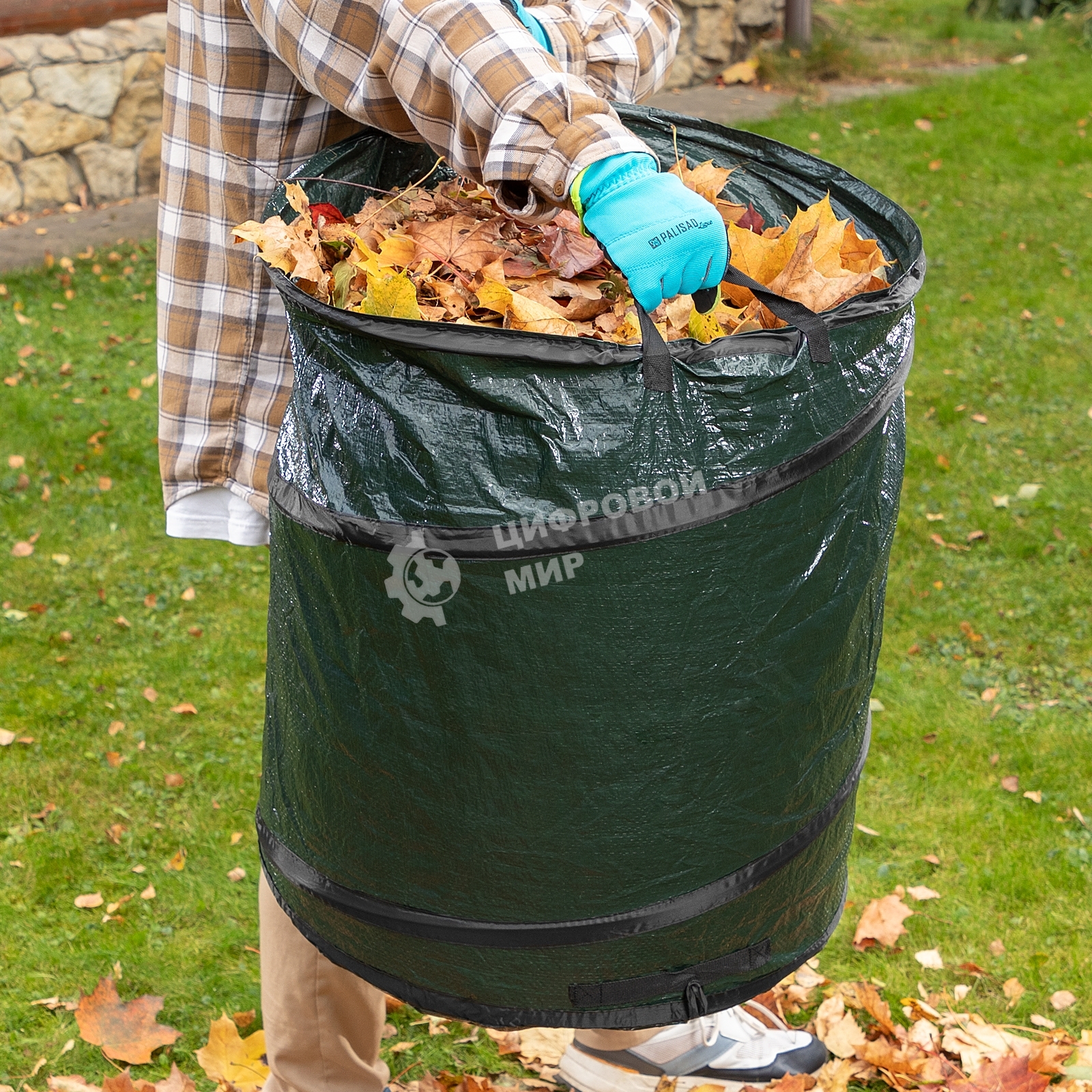 Контейнер садовый с ручками Palisad 160 л, складной