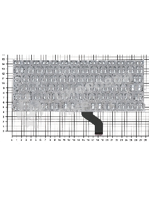 Клавиатура для ноутбука MacBook Pro A1425 большой enter