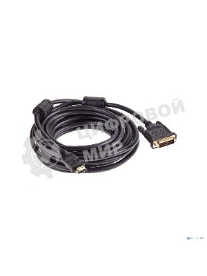 Кабель HDMI AM/DVI(24+1)M, 7.5м, CU, 1080P@60Hz, 2F, VCOM CG484GD-7.5M