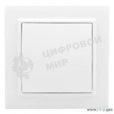 Выключатель 1-клавишный СП,10А, белый EKF Basic Минск