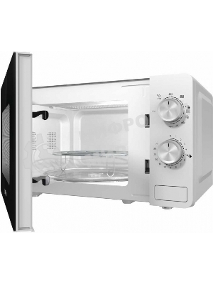 Микроволновая печь Gorenje MO20E2W белый, 20 л, 800 Вт, переключатели - поворотный механизм