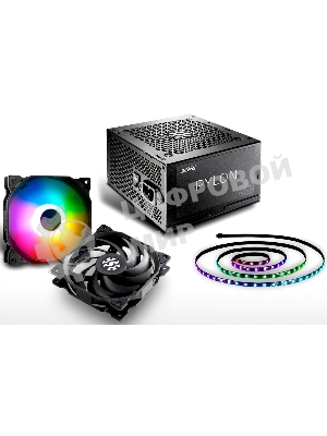 Блок питания ADATA XPG PYLON 750 (PYLON750B-BKCEU), 750 Вт, 120мм, 80 PLUS Bronze, 120мм, черный