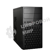 Компьютерный корпус ExeGate EX284028RUS Minitower BA-203U Black, mATX, (AA350, 80мм), 2хUSB+1хUSB 3.0, Audio