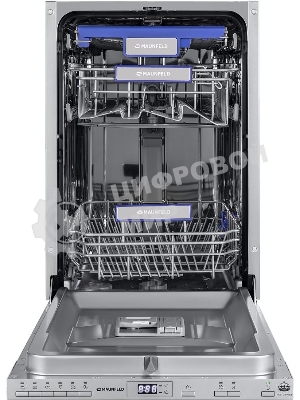 Встраиваемая посудомоечная машина Maunfeld MLP-08PRO, серебристый, 44.8 см, 10 компл., 47 дБ, класс A++