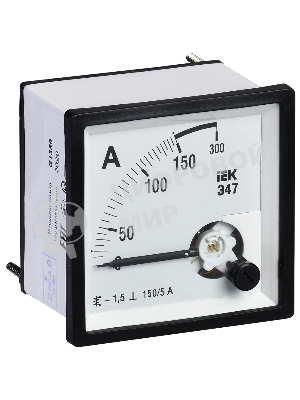 Амперметр Э47 72х72мм 150/5А кл. точн. 1.5 IEK IPA10-6-0150-E