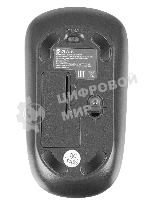 Комплект клавиатура+мышь Oklick 300M беспроводной, USB, 1600 DPI, серый/чёрный