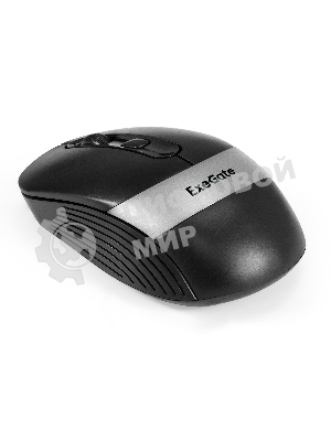 Мышь беспроводная ExeGate Professional Standard FG-10 черный, 1200 dpi, радиоканал, USB, кнопки - 4