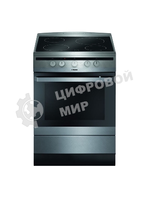 Плита электрическая Hansa FCCX64000 серебристый, конфорок 4 шт, духовка 69 л, 60 см x 85 см x 60 см