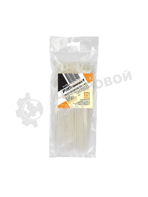 Хомут-стяжка кабельная нейлоновая PROconnect 200 x3,6 мм, белая, упаковка 100 шт.