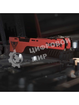 Оперативная память Patriot Viper Elite II, DDR4, 8GB (1x8 GB), 3200 MHz, CL18, DIMM, радиатор, красный/черный